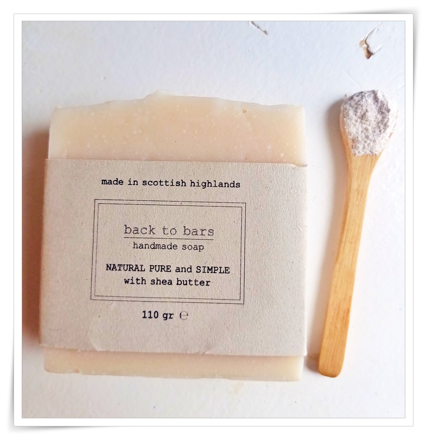 NATURAL PURE AND SIMPLE handmade soap with kaolin clay
