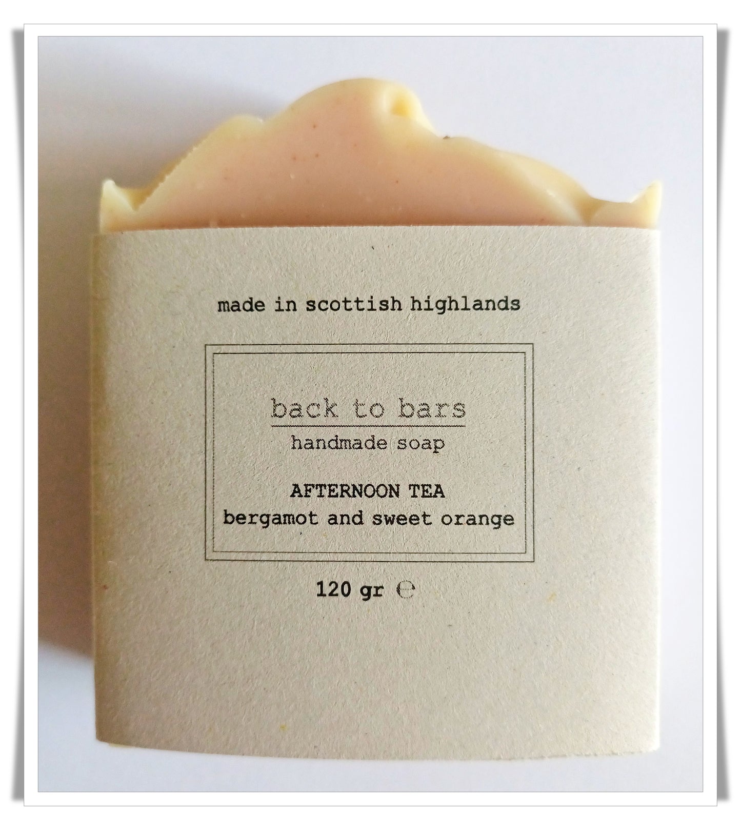 AFTERNOON TEA with rosehip powder, bergamot, sweet orange and litsea cubeba essential oils