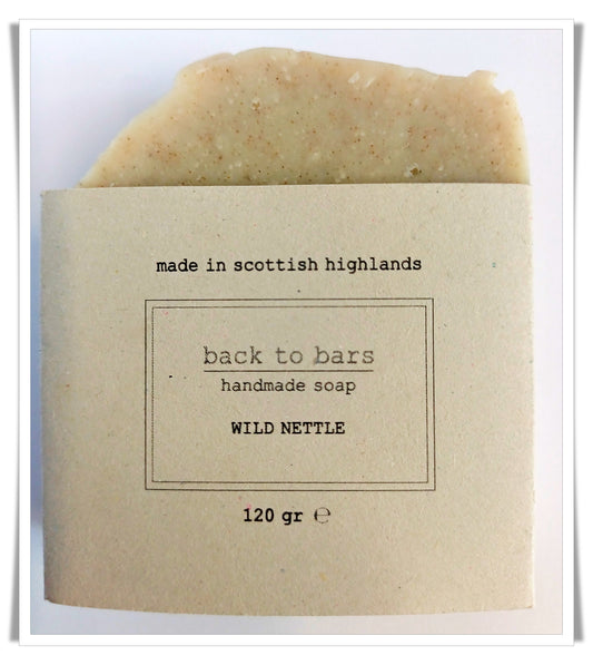 WILD NETTLE handmade soap with organic nettle powder