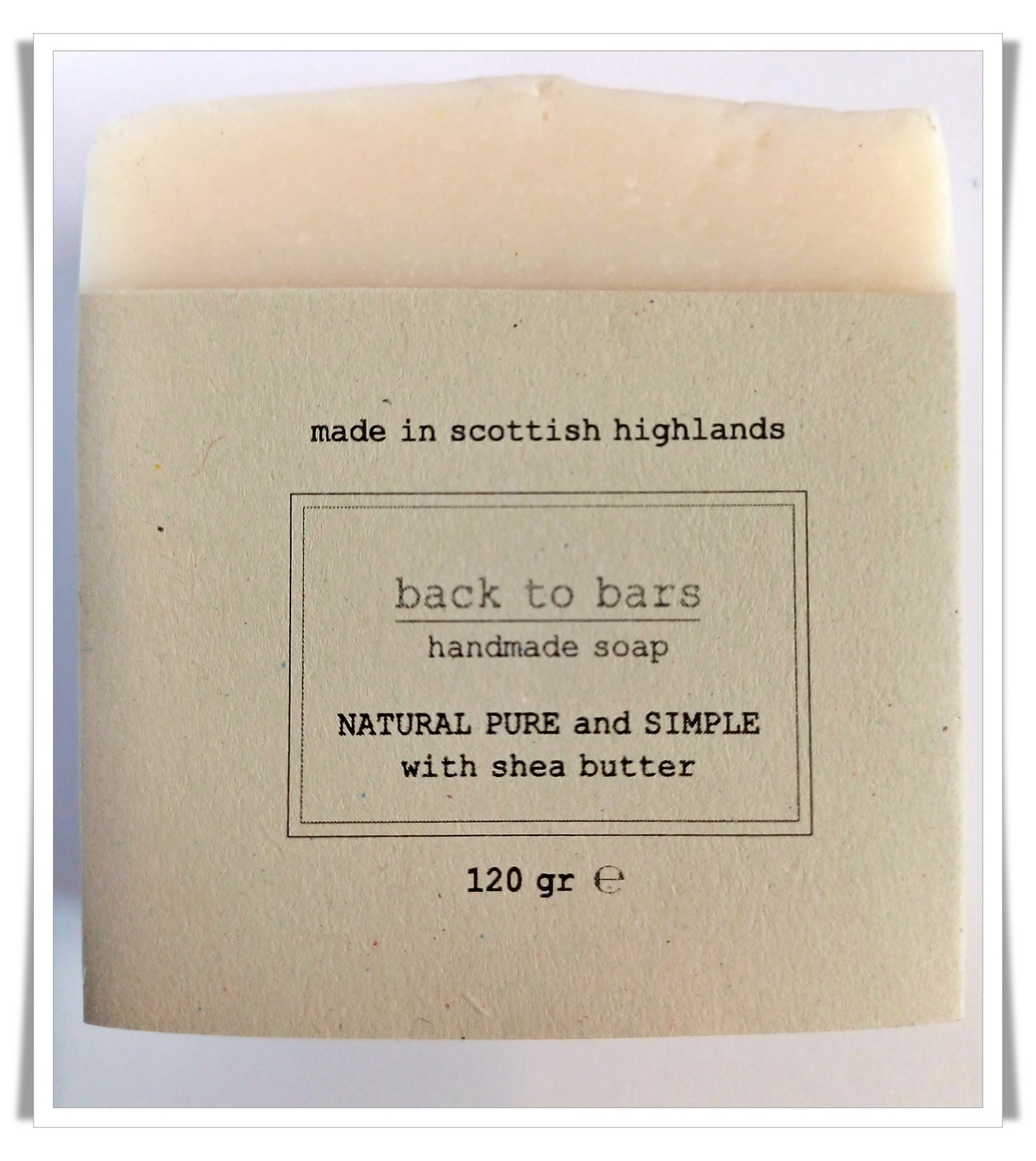 NATURAL PURE AND SIMPLE handmade soap with kaolin clay