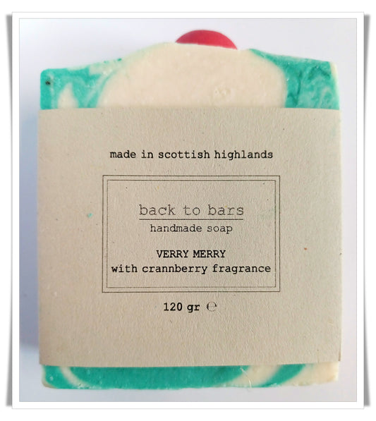 VERY MERRY limited Christmas collection handmade soap