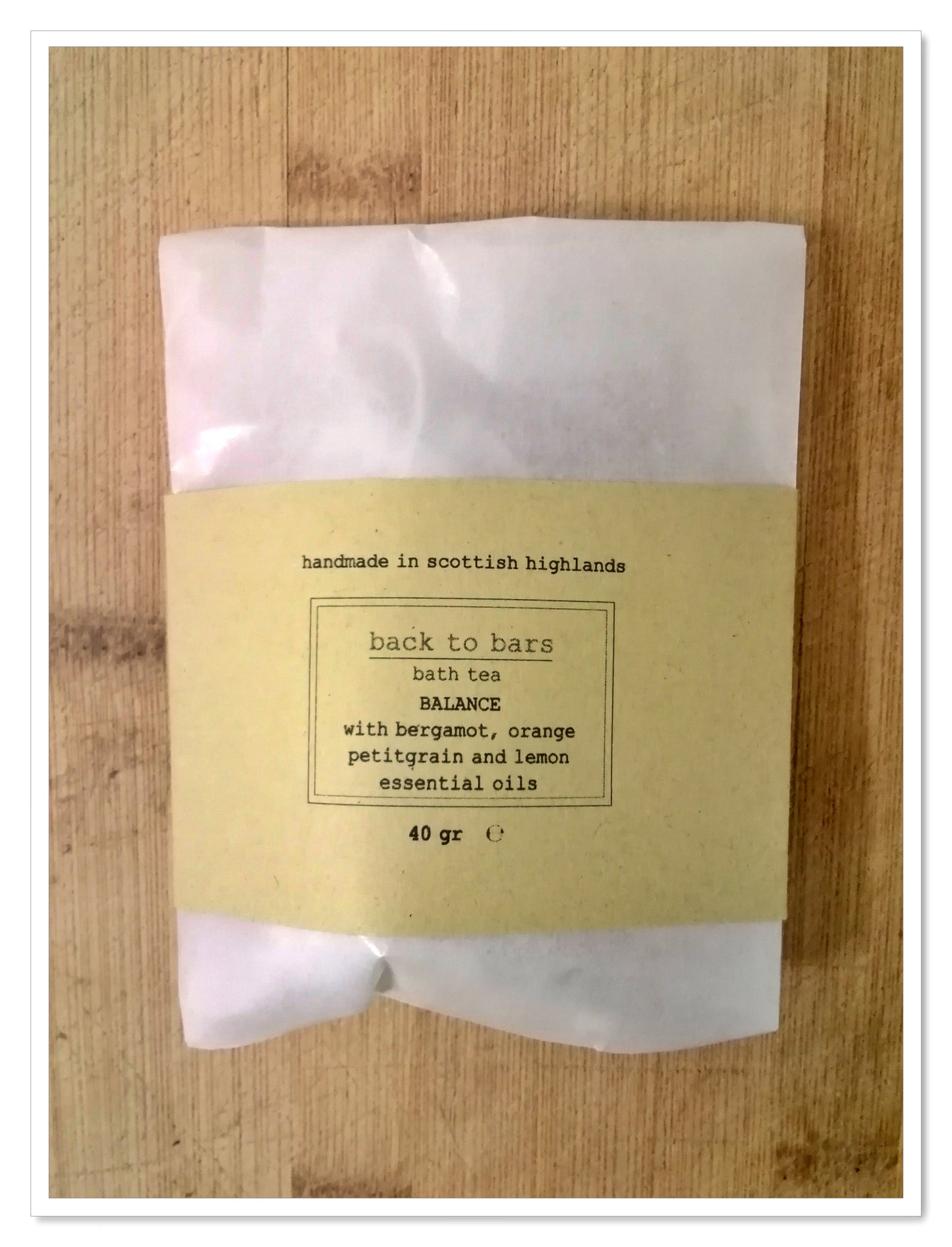 Handmade Balance Bath Tea 40 gr (bath soak)