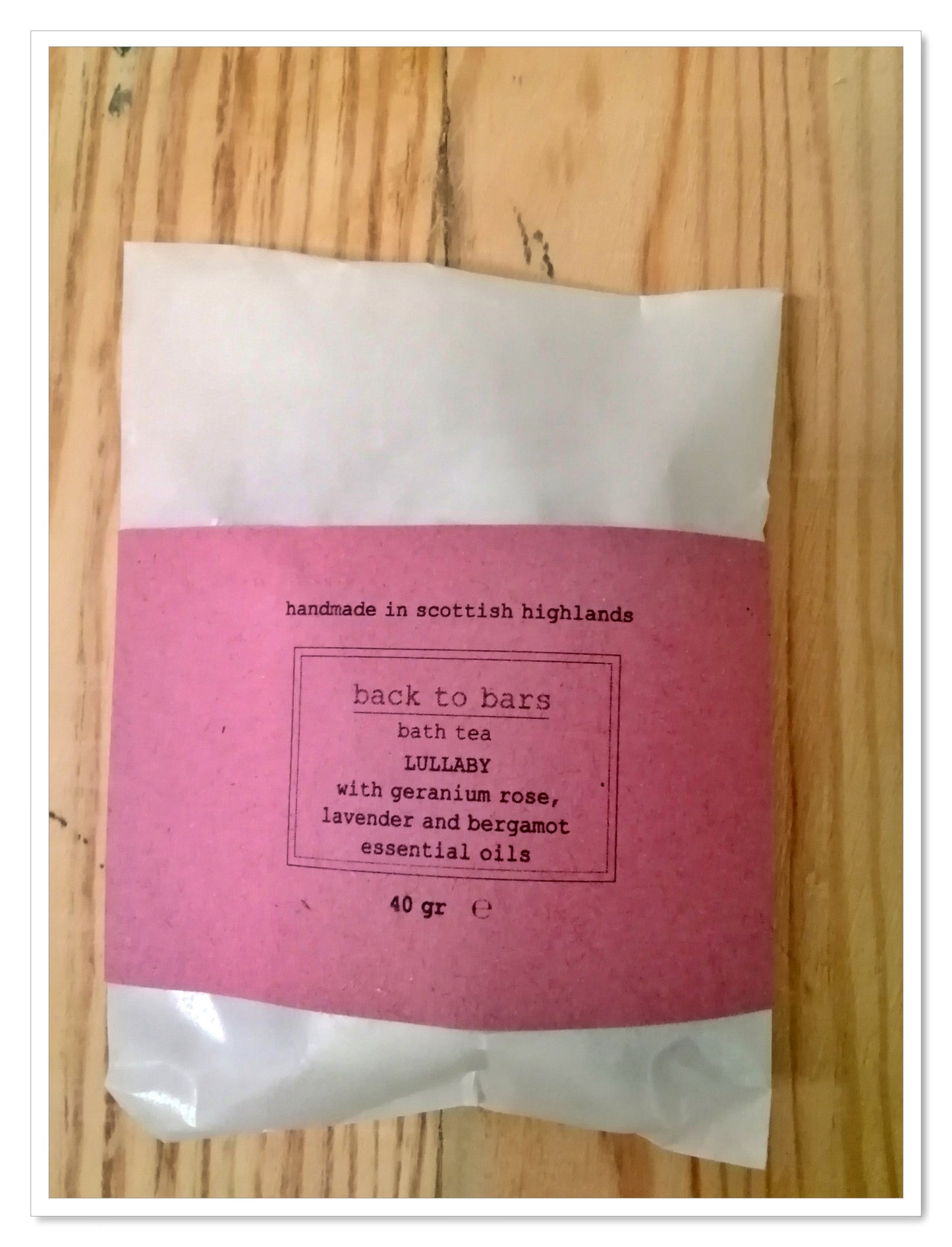 Handmade Lullaby Bath Tea 40 gr (bath soak)