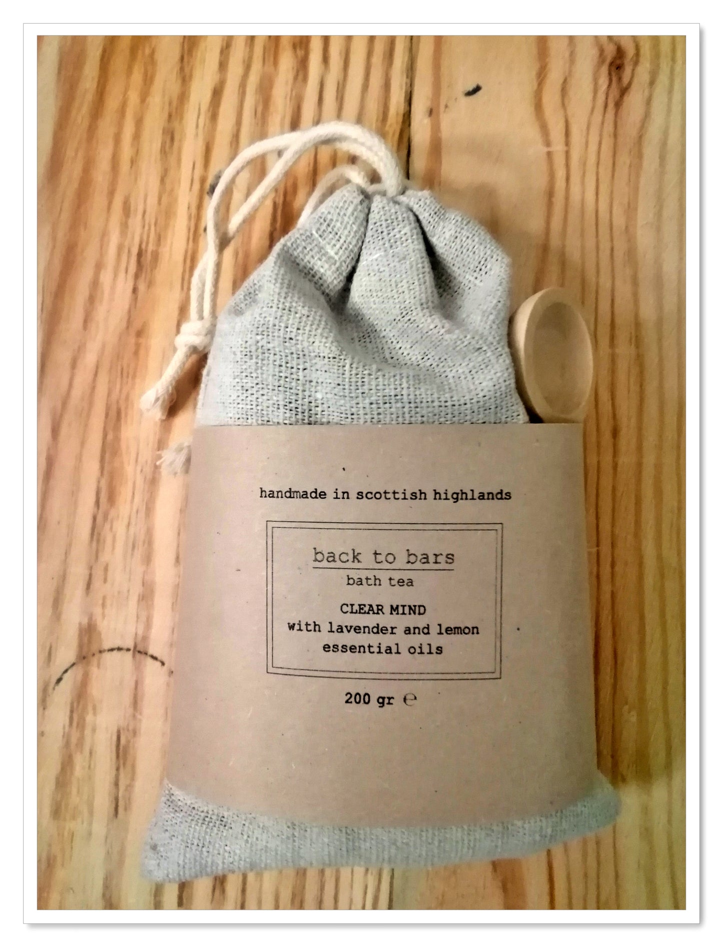 Handmade Clear Mind Bath Tea 200 gr (bath soak)