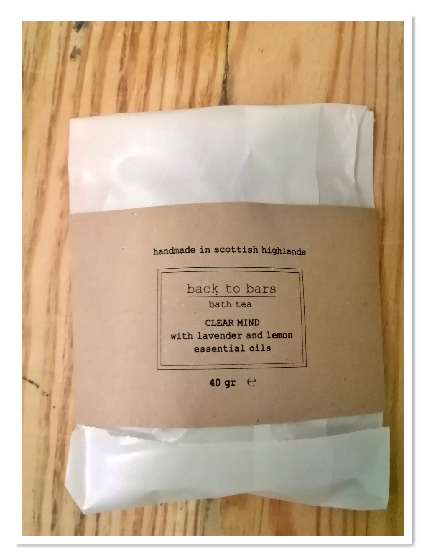 Handmade Clear Mind Bath Tea 40 gr (bath soak)