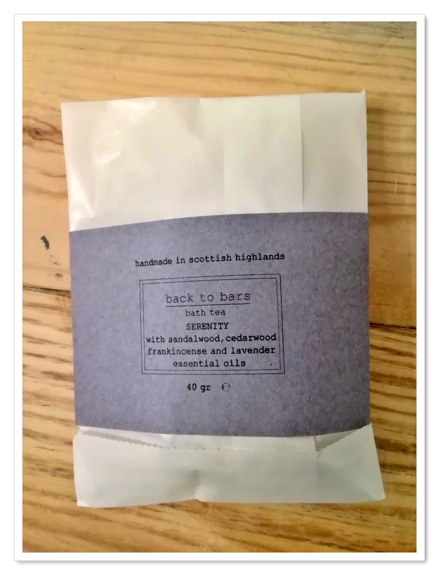 Handmade Serenity Bath Tea 40 gr (bath soak)